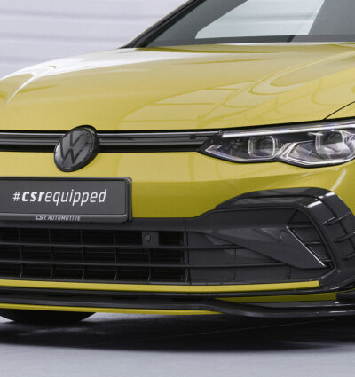 Lame de parechoc avant pour VW Golf 8 (Typ CD) GTI / GTD / GTE et R-Line (depuis 12/2019) - Fabriqué en ABS (6 finitions au choix)