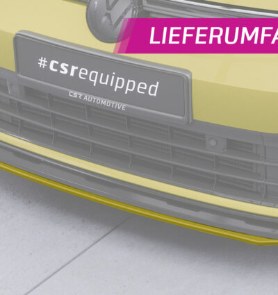 Lame de parechoc avant pour VW Golf 8 (Typ CD) GTI / GTD / GTE et R-Line (depuis 12/2019) - Fabriqué en ABS (6 finitions au choix)