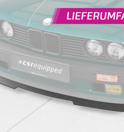 Lame de parechoc avant pour BMW Série 3 E30 coupé (facelift) (1987-1994) - Fabriqué en ABS (6 finitions au choix)