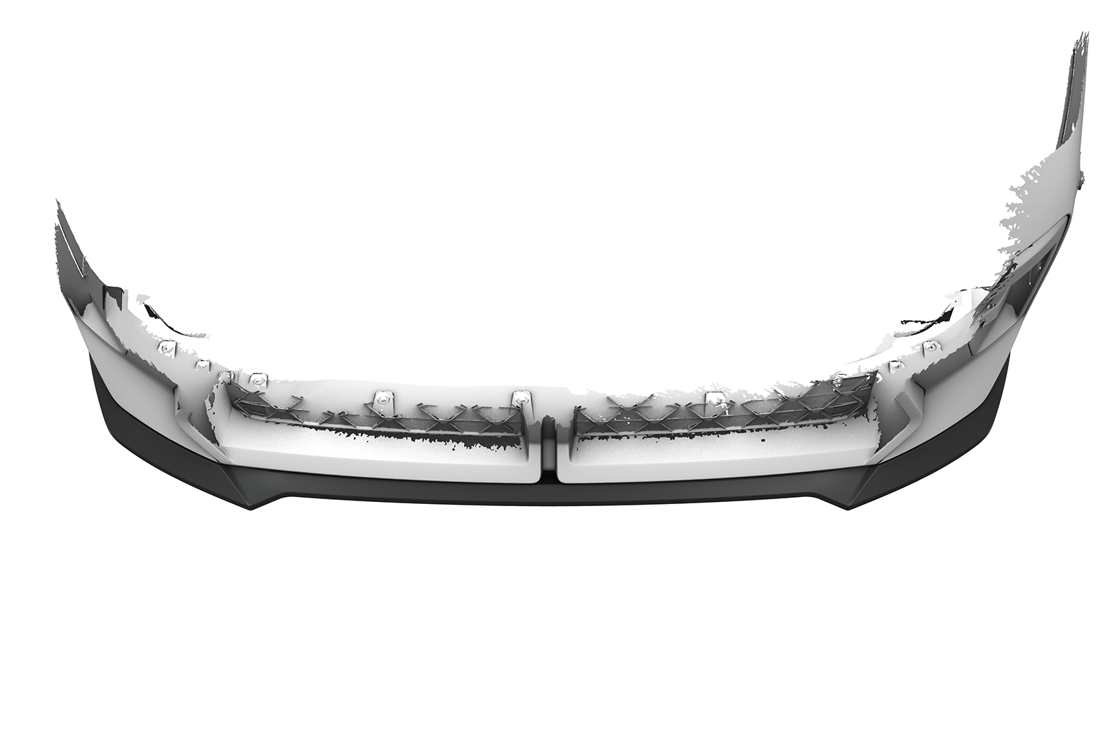Lame de parechoc avant pour BMW X2 / iX2 (U10) M Sportpaket / M Sportpaket Pro (depuis 2024) - Fabriqué en ABS (6 finitions au choix)