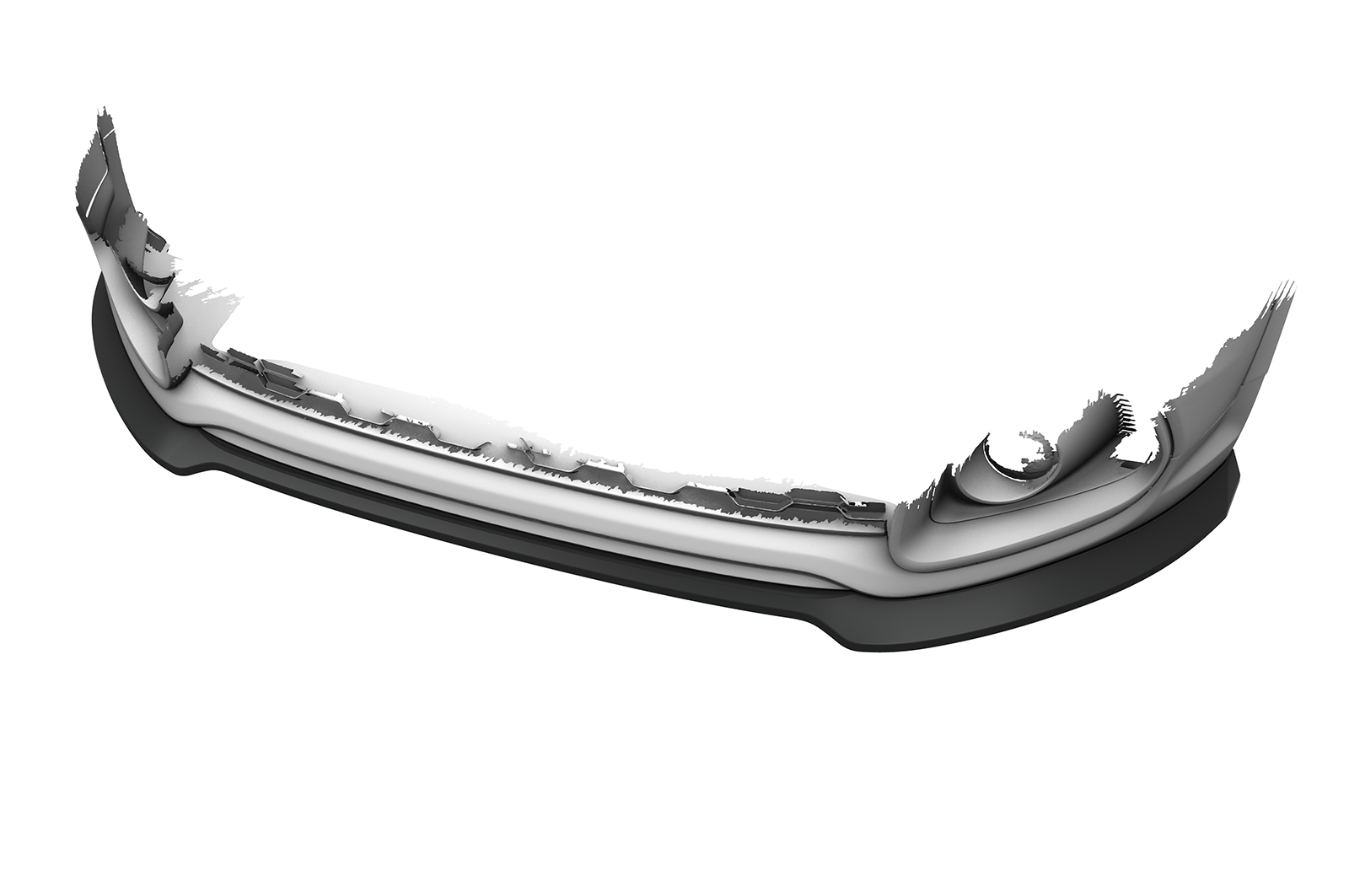 Lame de parechoc avant pour Fiat 500X Sport (facelift) (depuis 2018) - Fabriqué en ABS (6 finitions au choix)