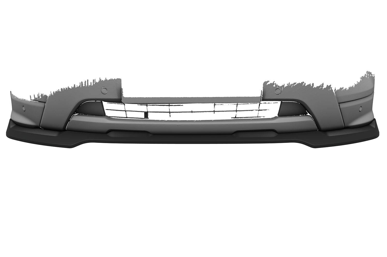 Lame de parechoc avant pour Ford Ecosport MK2 ST-Line (facelift) (2017-2022) - Fabriqué en ABS (6 finitions au choix)