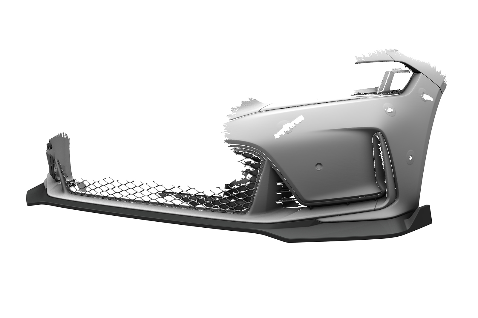 Lame de parechoc avant pour Honda Civic (FL5) Type R (depuis 2022) - Fabriqué en ABS (6 finitions au choix)