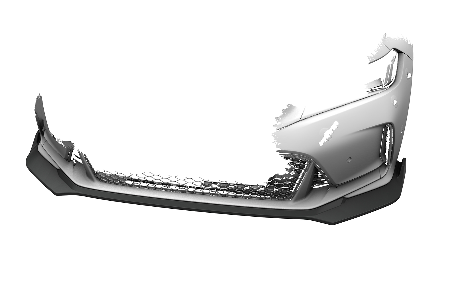 Lame de parechoc avant pour Honda Civic (FL5) Type R (depuis 2022) - Fabriqué en ABS (6 finitions au choix)