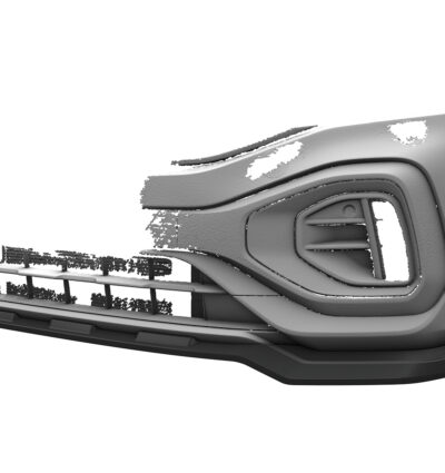 Lame de parechoc avant pour VW R-Roc (Typ A1) R (facelift) (depuis 2022) - Fabriqué en ABS (6 finitions au choix)