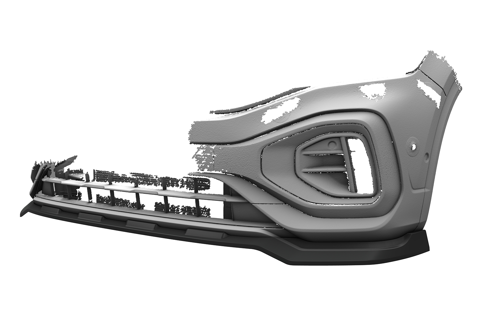 Lame de parechoc avant pour VW R-Roc (Typ A1) R (facelift) (depuis 2022) - Fabriqué en ABS (6 finitions au choix)