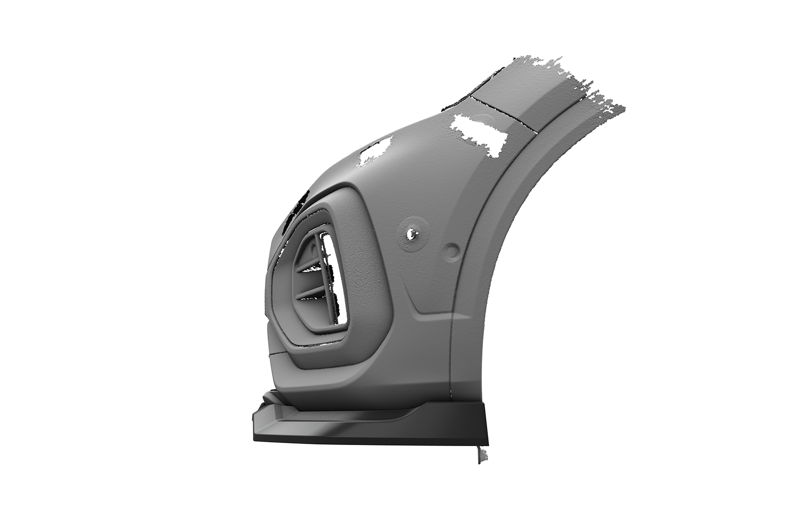Lame de parechoc avant pour VW R-Roc (Typ A1) R (facelift) (depuis 2022) - Fabriqué en ABS (6 finitions au choix)