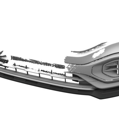 Lame de parechoc avant pour VW R-Roc (Typ A1) R (facelift) (depuis 2022) - Fabriqué en ABS (6 finitions au choix)