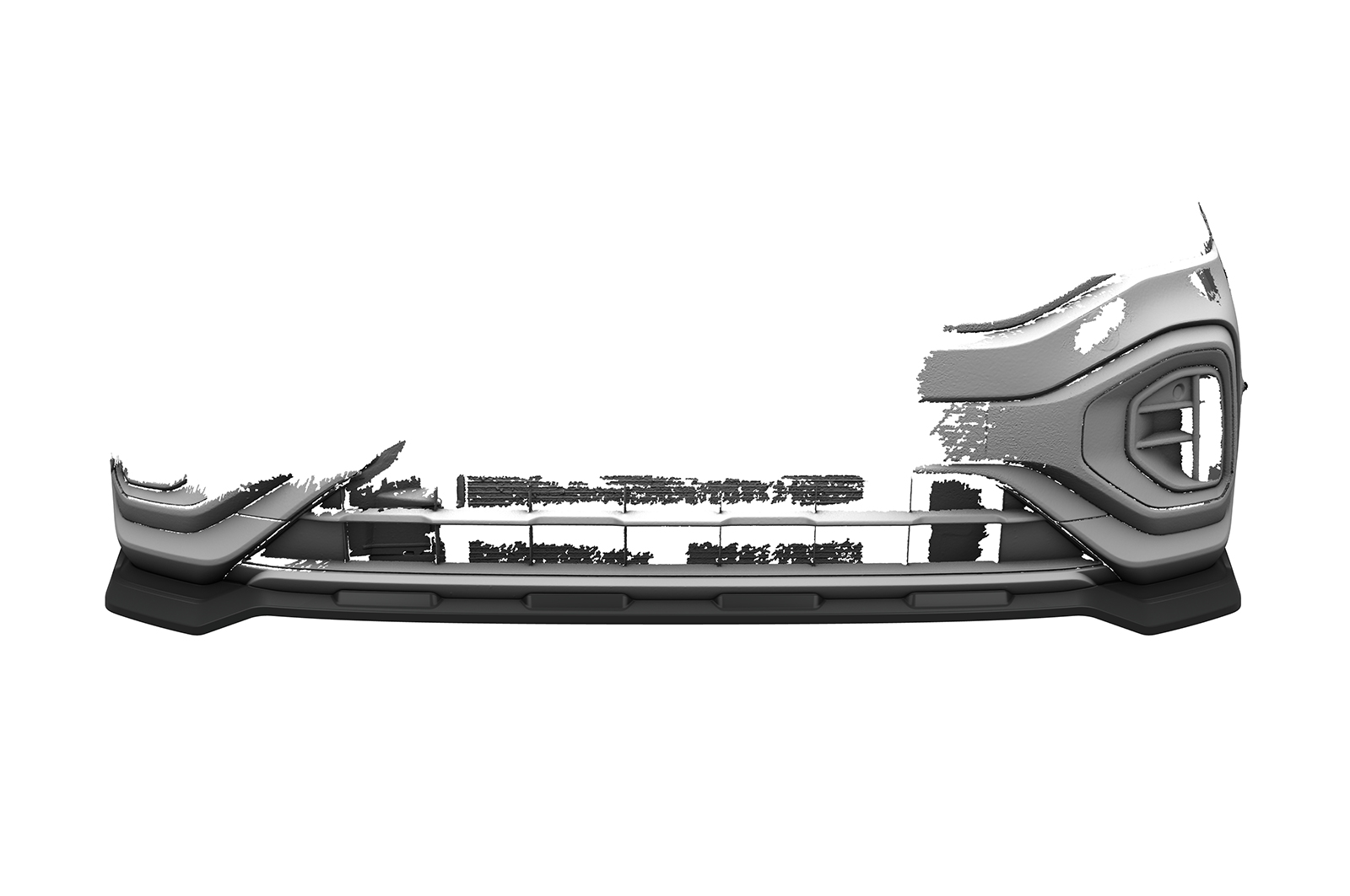 Lame de parechoc avant pour VW R-Roc (Typ A1) R (facelift) (depuis 2022) - Fabriqué en ABS (6 finitions au choix)