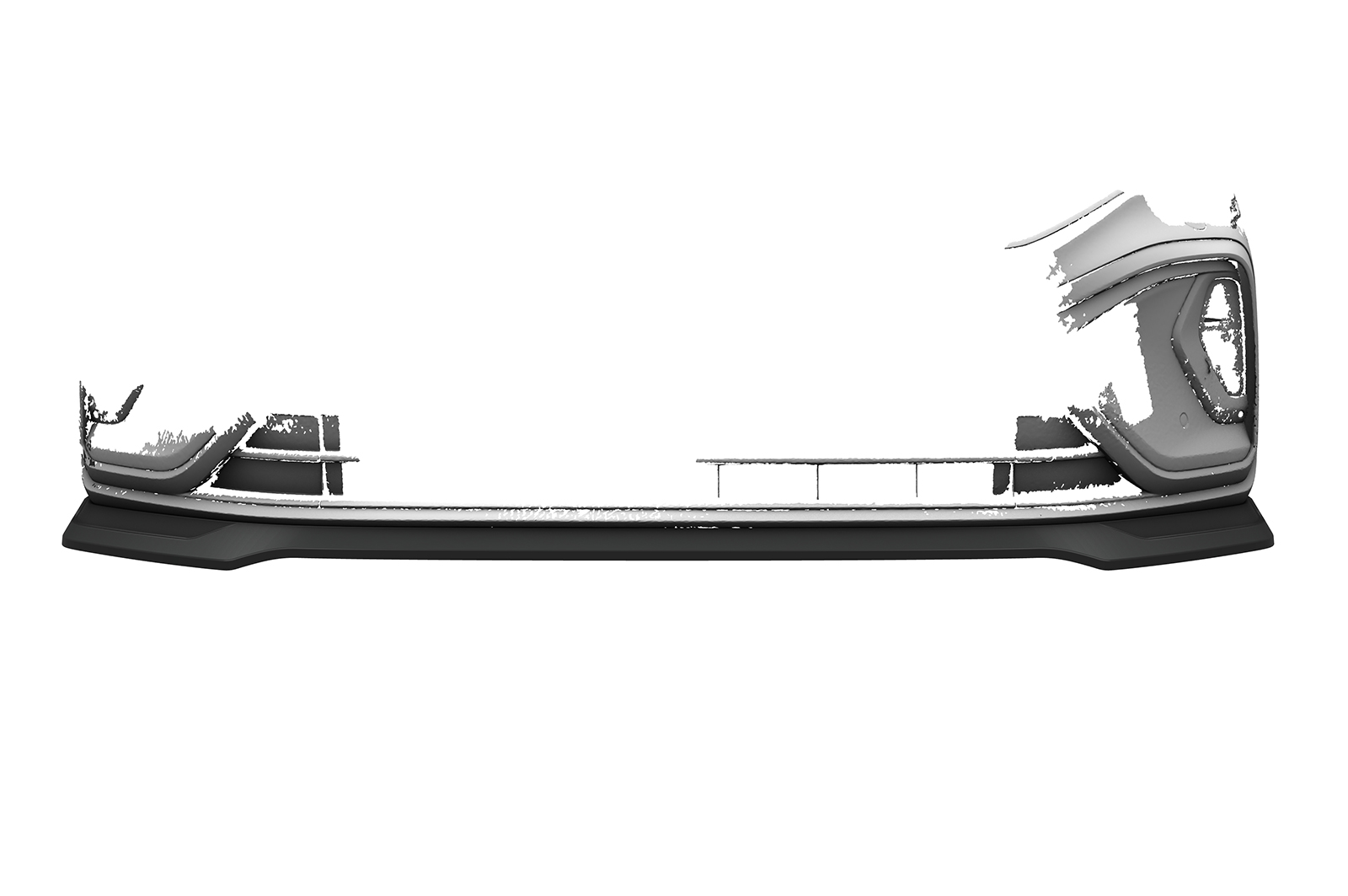 Lame de parechoc avant pour VW Taigo (Typ CS) R-Line (depuis 2021) - Fabriqué en ABS (6 finitions au choix)