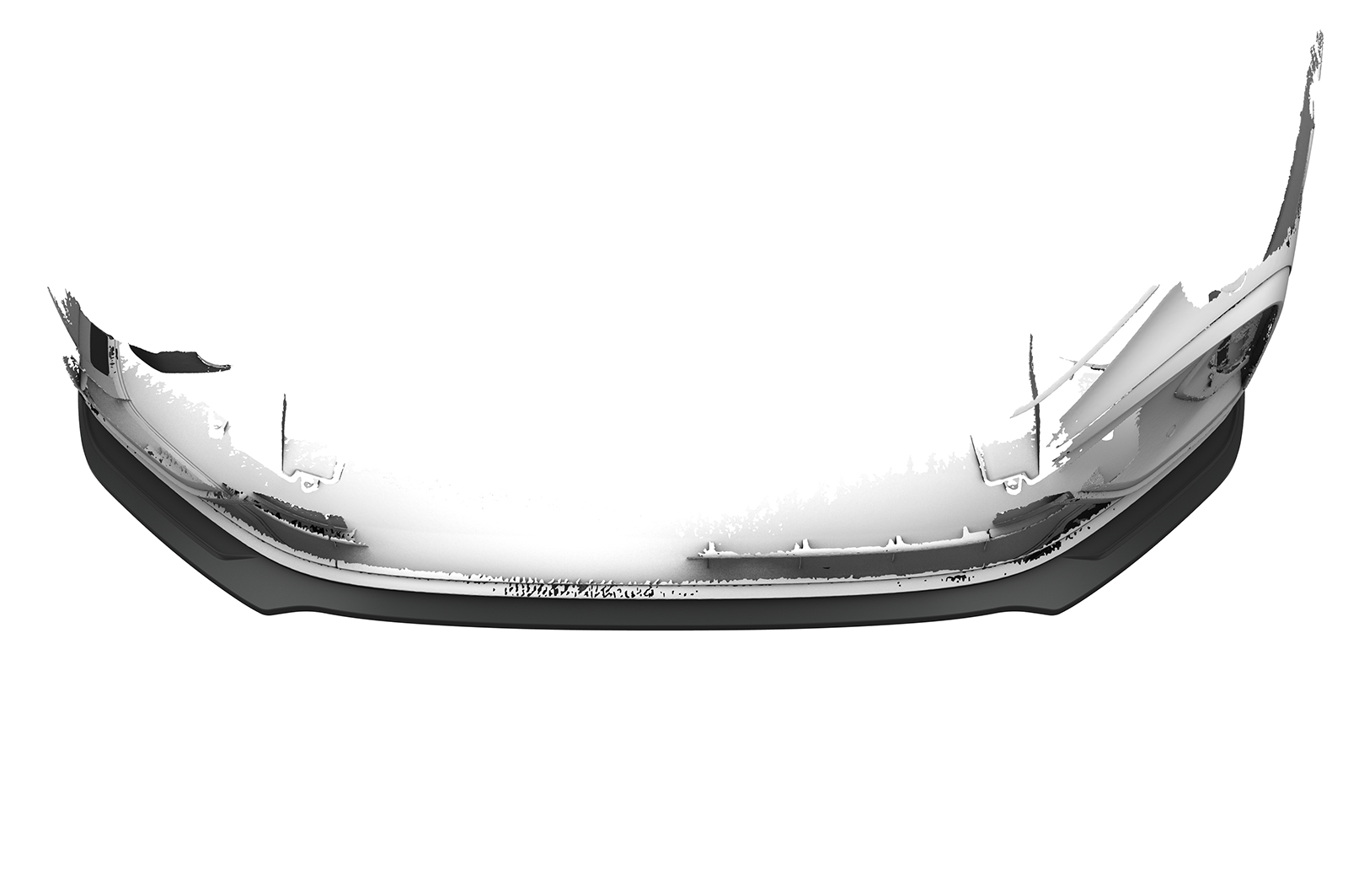 Lame de parechoc avant pour VW Taigo (Typ CS) R-Line (depuis 2021) - Fabriqué en ABS (6 finitions au choix)