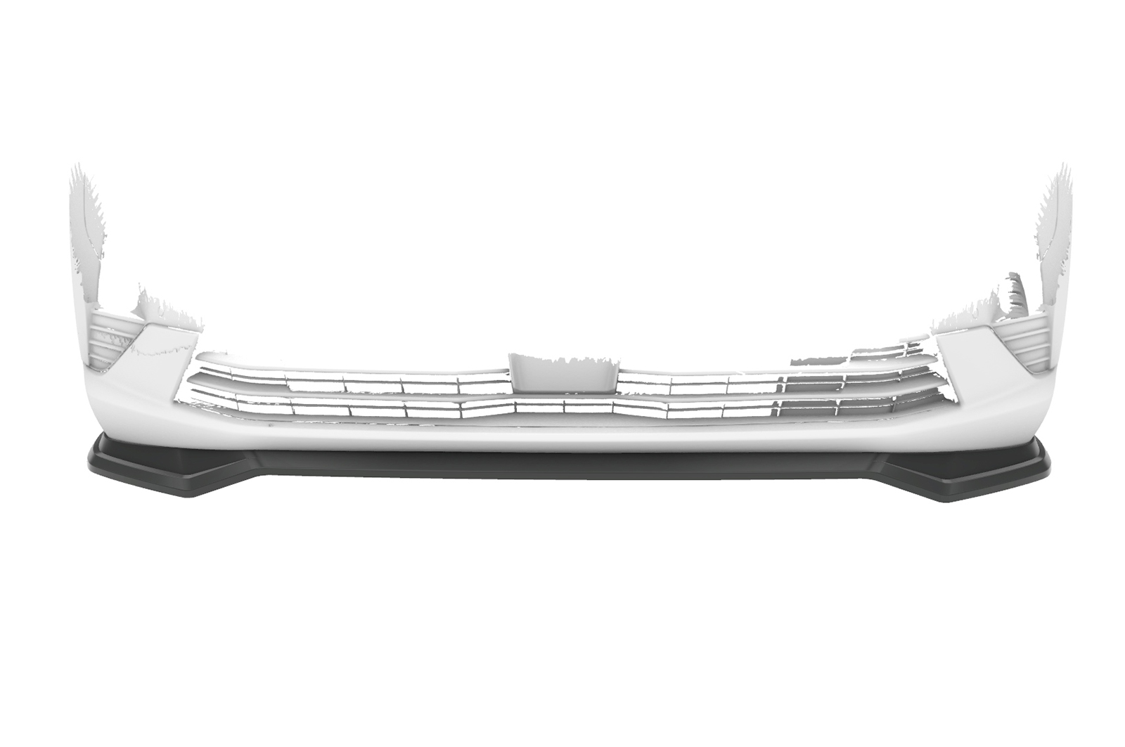 Lame de parechoc avant pour Opel Zafira Life toutes carrosseries (facelift) (depuis 2024) - Fabriqué en ABS (6 finitions au choix)