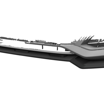 Lame de parechoc avant pour Audi Q8 4M finition de base / facelift (depuis 09/2023) - Fabriqué en ABS (6 finitions au choix)
