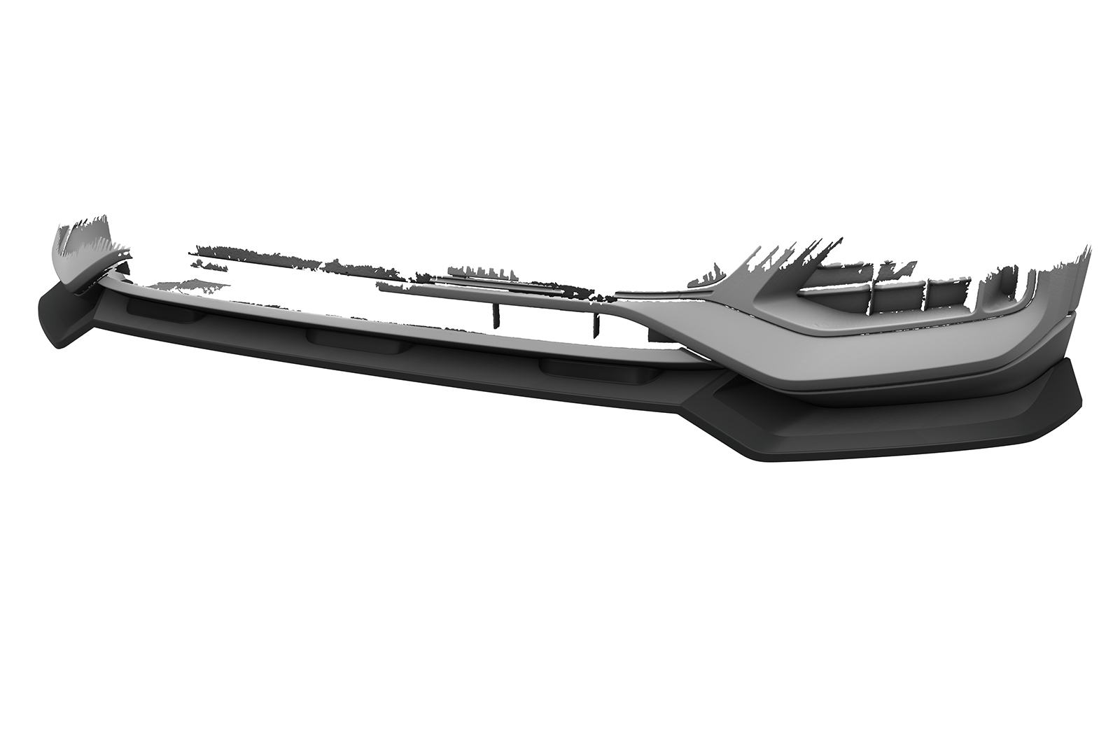 Lame de parechoc avant pour Audi Q8 4M finition de base / facelift (depuis 09/2023) - Fabriqué en ABS (6 finitions au choix)