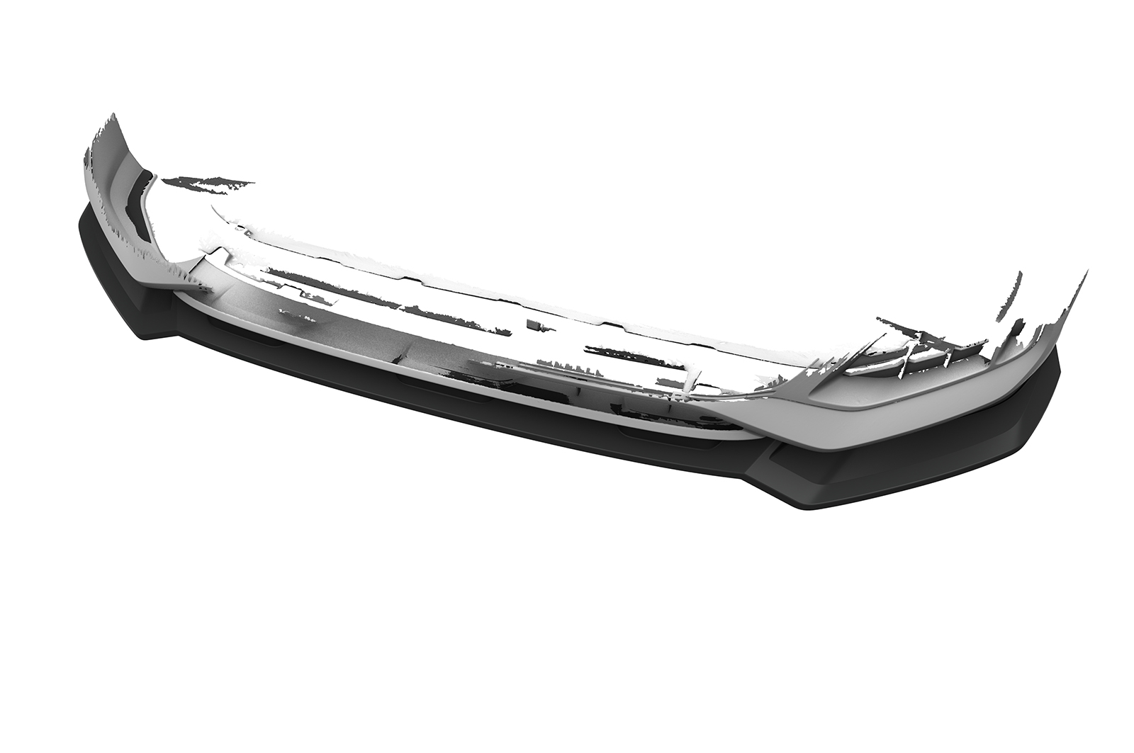 Lame de parechoc avant pour Audi Q8 4M finition de base / facelift (depuis 09/2023) - Fabriqué en ABS (6 finitions au choix)