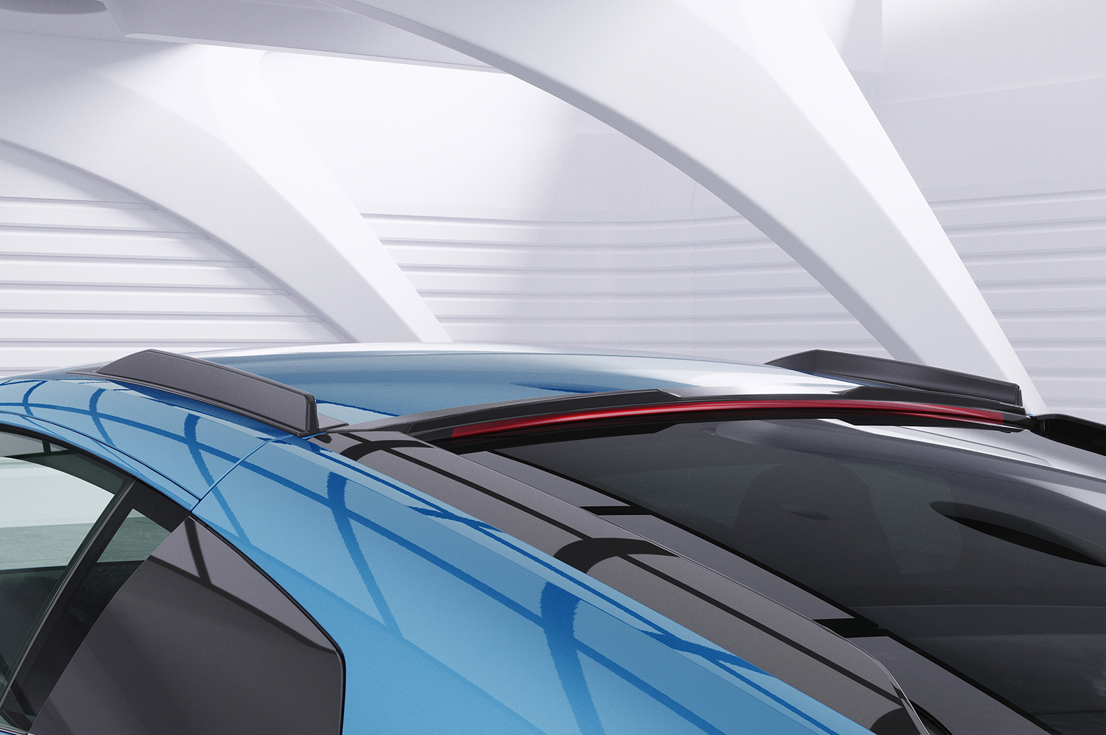 Ailettes de toit (la paire) pour Audi R8 (Typ 4S) coupé (2015-2024) - Fabriqué en ABS (6 finitions au choix)