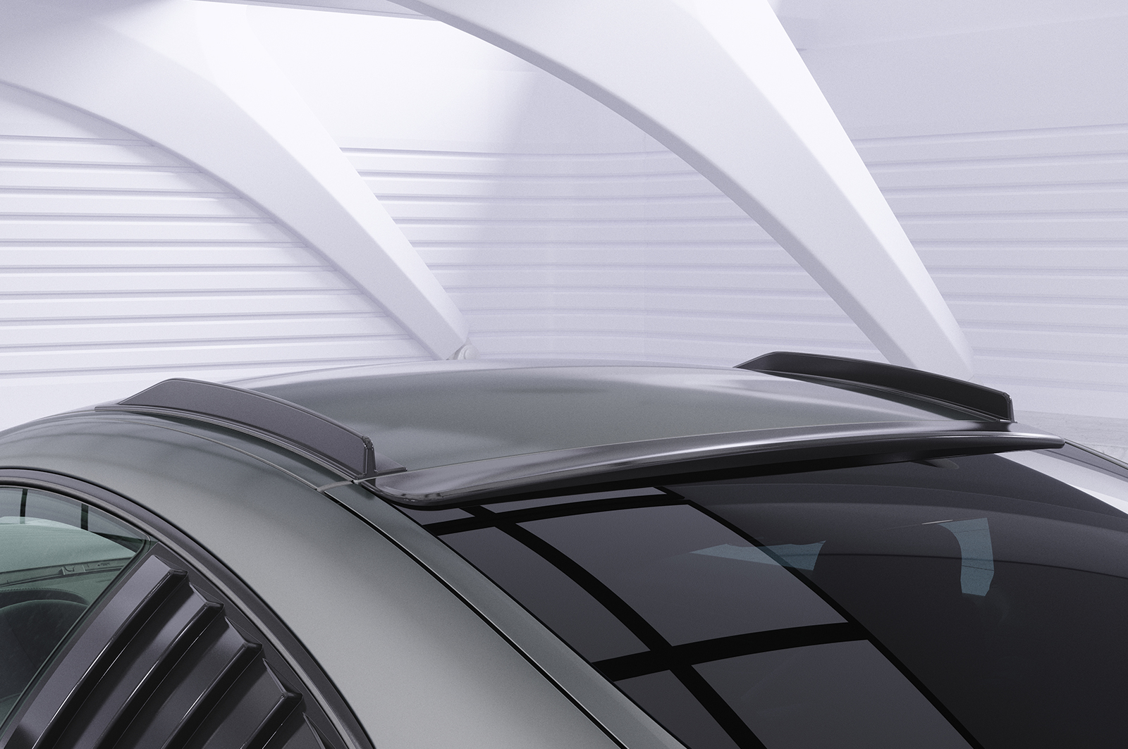 Ailettes de toit (la paire) pour Mercedes-Benz AMG GT (190) coupé (2014-2021) - Fabriqué en ABS (6 finitions au choix)
