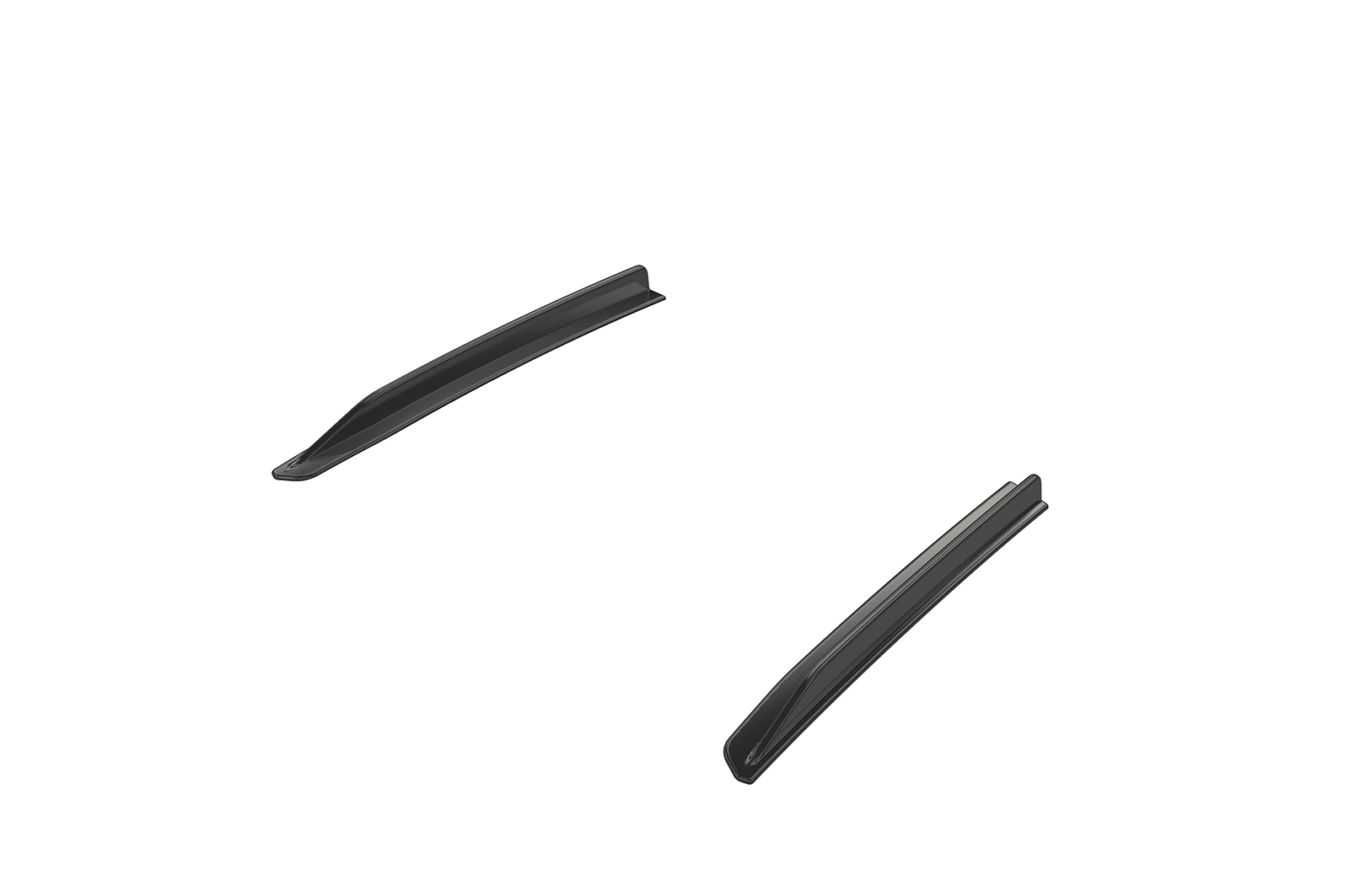 Ailettes de toit (la paire) pour Porsche 718 Cayman 982 coupé (depuis 2016) - Fabriqué en ABS (6 finitions au choix)