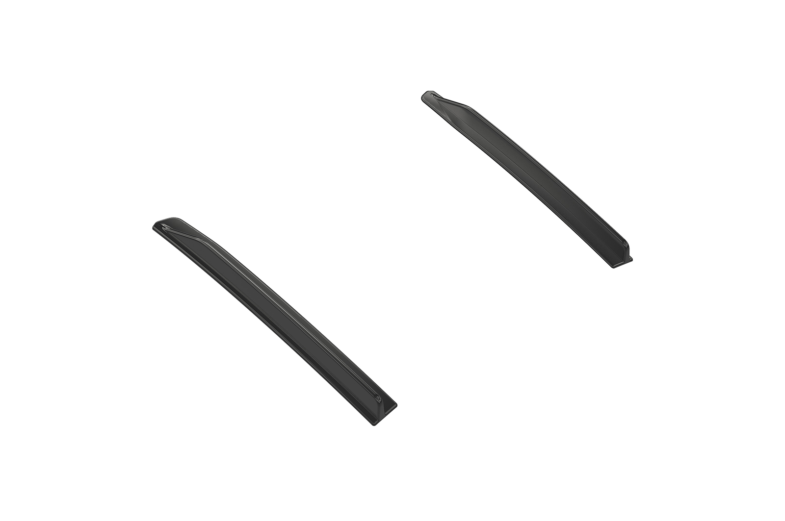 Ailettes de toit (la paire) pour Porsche 718 Cayman 982 coupé (depuis 2016) - Fabriqué en ABS (6 finitions au choix)