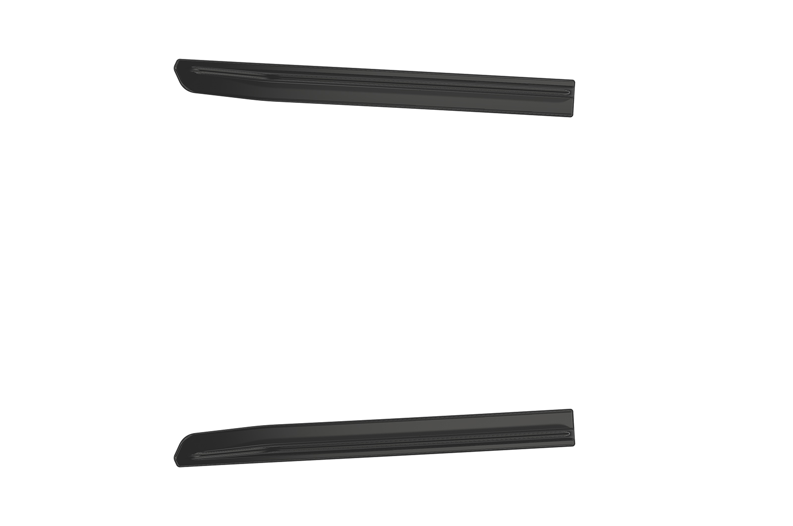 Ailettes de toit (la paire) pour Porsche 718 Cayman 982 coupé (depuis 2016) - Fabriqué en ABS (6 finitions au choix)