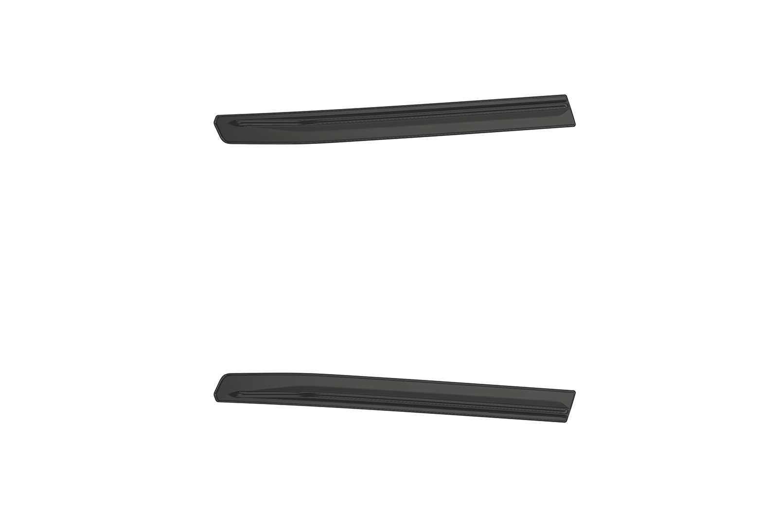 Ailettes de toit (la paire) pour BMW Série 4 G22 / M4 G82 coupé (depuis 2020) - Fabriqué en ABS (6 finitions au choix)