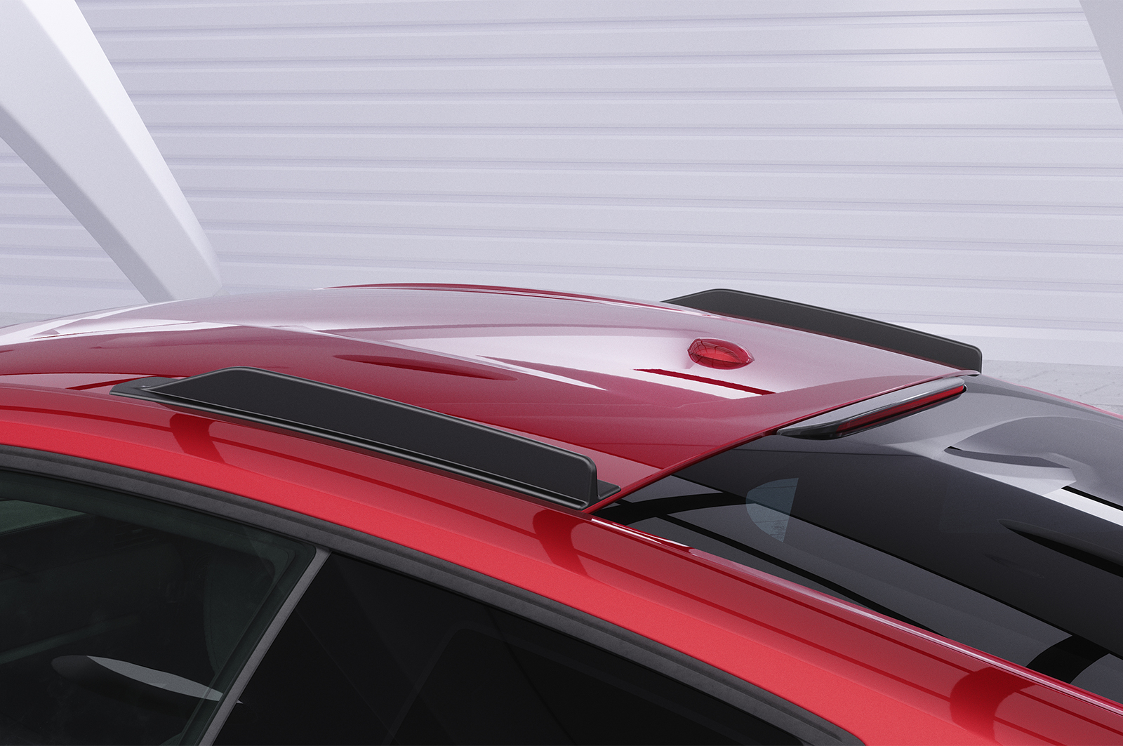 Ailettes de toit (la paire) pour Ford Mustang MK6 coupé / Fastback (2014-2023) - Fabriqué en ABS (6 finitions au choix)