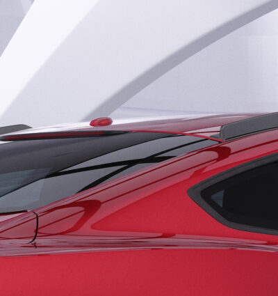 Ailettes de toit (la paire) pour Ford Mustang MK6 coupé / Fastback (2014-2023) - Fabriqué en ABS (6 finitions au choix)