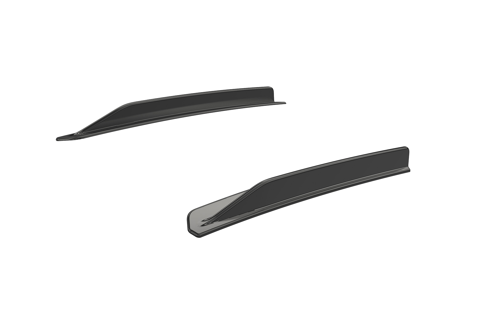 Ailettes de toit (la paire) pour Ford Mustang MK6 coupé / Fastback (2014-2023) - Fabriqué en ABS (6 finitions au choix)