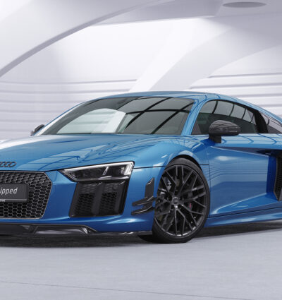 Ailettes latérales (la paire) pour Audi R8 (Typ 4S) toutes carrosseries préfacelift (2015-02/2019) - Fabriqué en ABS (6 finitions au choix)