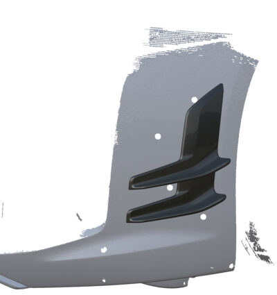 Ailettes latérales (la paire) pour Audi R8 (Typ 4S) toutes carrosseries préfacelift (2015-02/2019) - Fabriqué en ABS (6 finitions au choix)