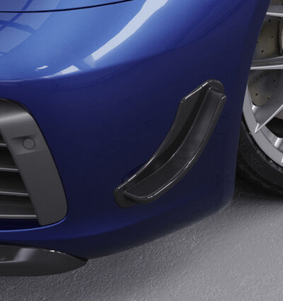 Ailettes latérales (la paire) pour Porsche 981C Cayman toutes carrosseries (2013-2016) - Fabriqué en ABS (6 finitions au choix)