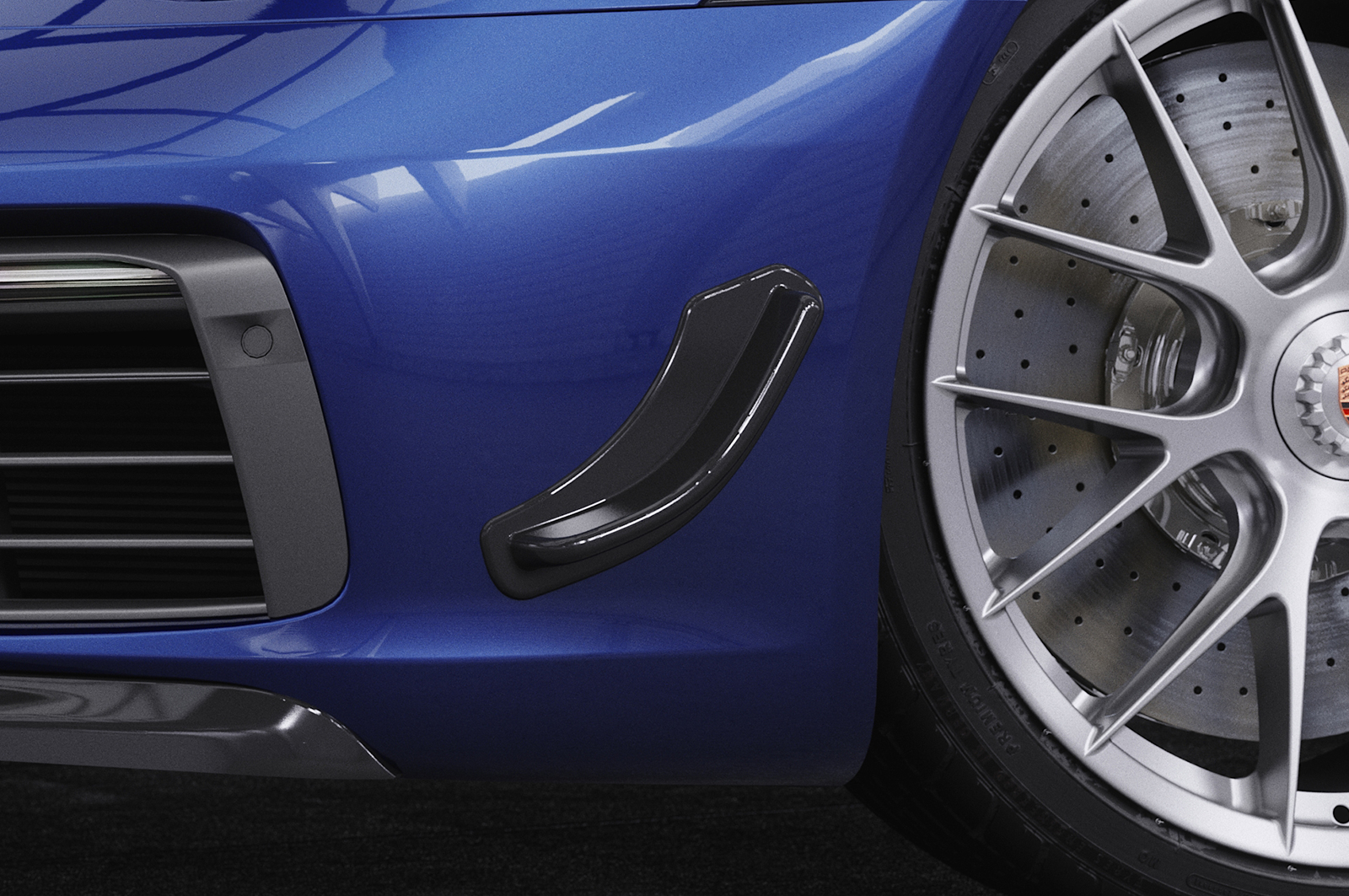 Ailettes latérales (la paire) pour Porsche 981C Cayman toutes carrosseries (2013-2016) - Fabriqué en ABS (6 finitions au choix)