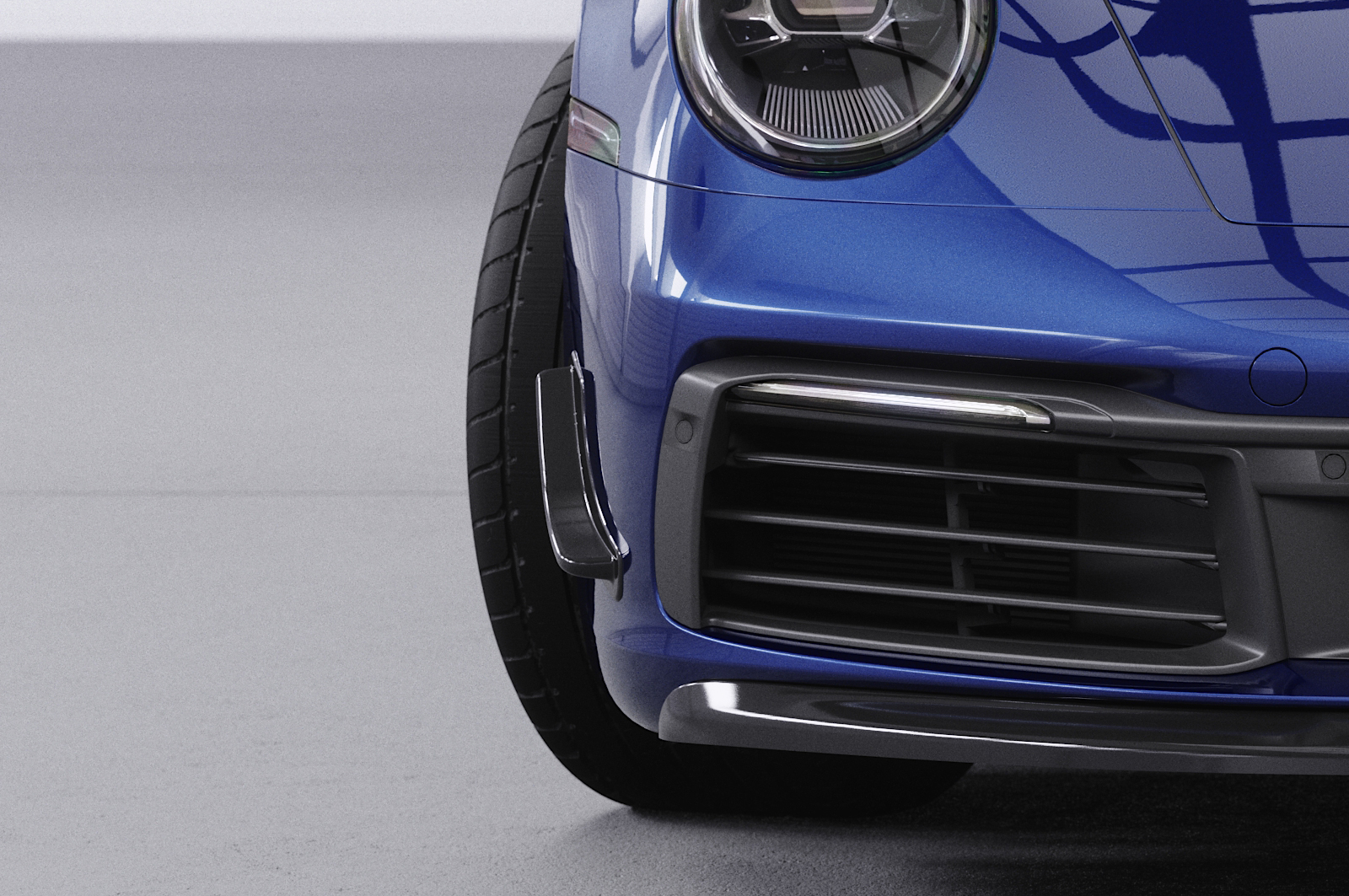 Ailettes latérales (la paire) pour Porsche 981C Cayman toutes carrosseries (2013-2016) - Fabriqué en ABS (6 finitions au choix)