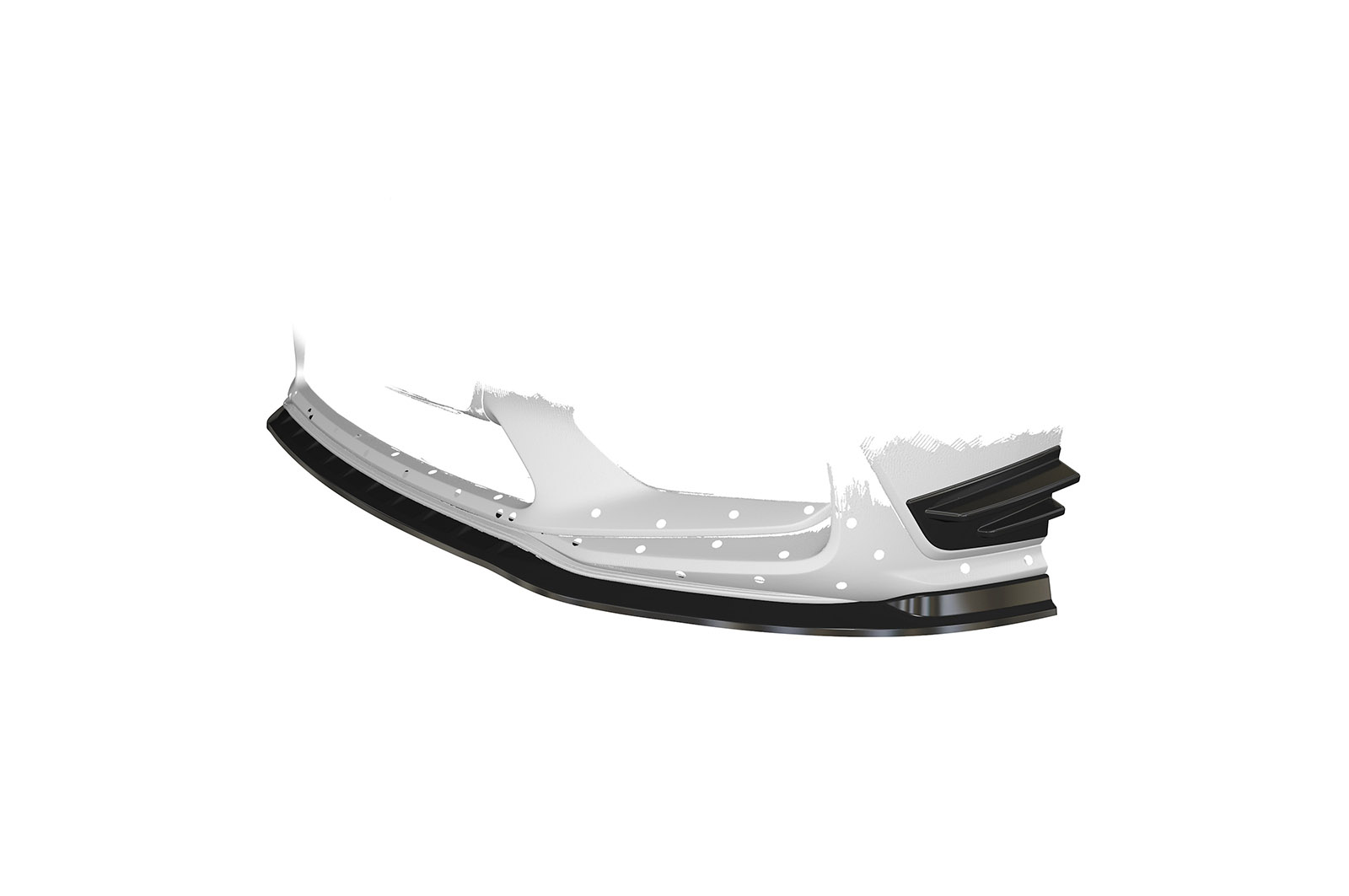Ailettes latérales (la paire) pour Hyundai I30 (PD) N / N-Line (depuis 2017) - Fabriqué en ABS (6 finitions au choix)