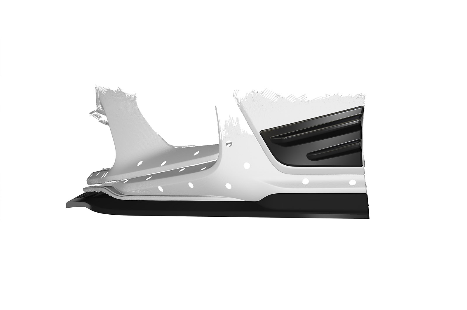 Ailettes latérales (la paire) pour Hyundai I30 (PD) N / N-Line (depuis 2017) - Fabriqué en ABS (6 finitions au choix)