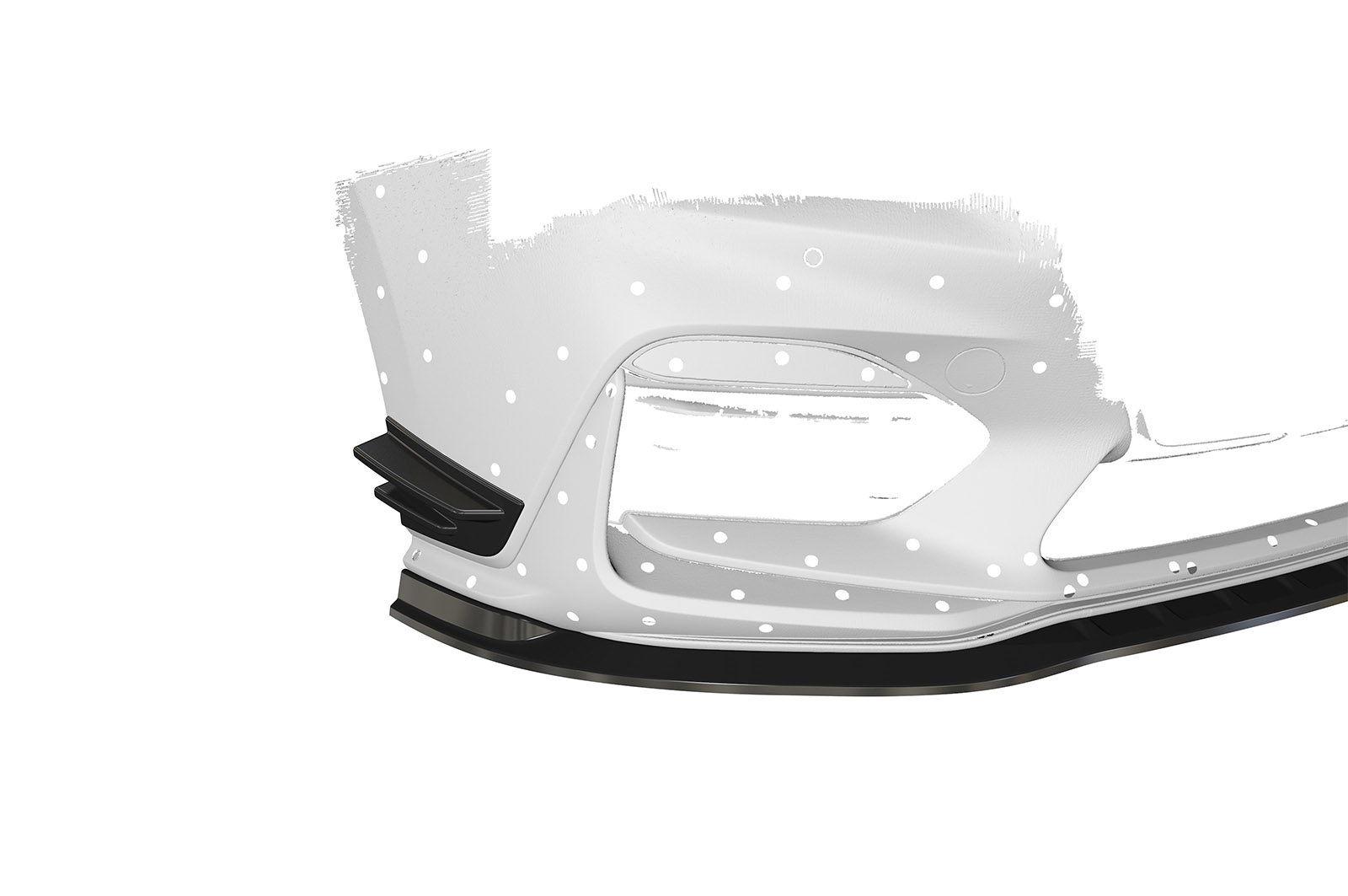 Ailettes latérales (la paire) pour Hyundai I30 (PD) N / N-Line (depuis 2017) - Fabriqué en ABS (6 finitions au choix)