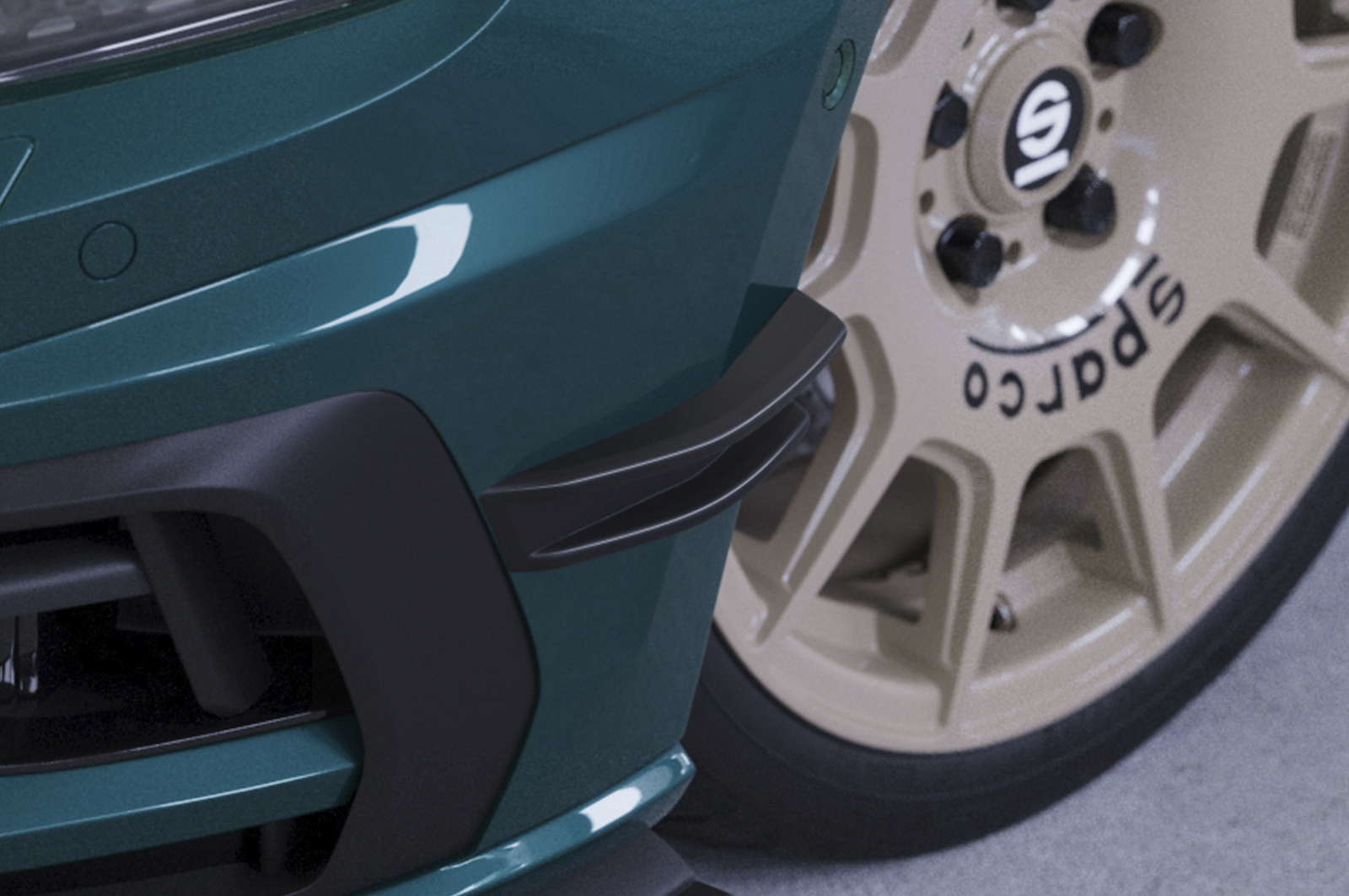 Ailettes latérales (la paire) pour VW Golf 7 (Typ AU) R (facelift) (2017-2021) - Fabriqué en ABS (6 finitions au choix)