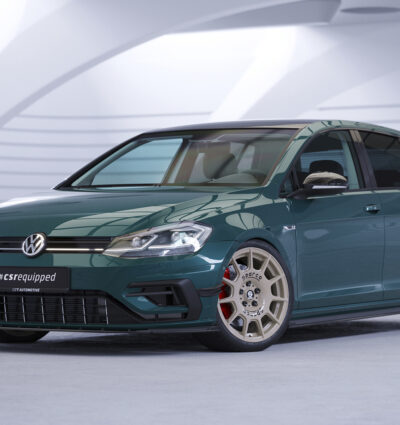 Ailettes latérales (la paire) pour VW Golf 7 (Typ AU) R (facelift) (2017-2021) - Fabriqué en ABS (6 finitions au choix)