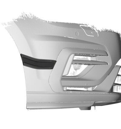 Ailettes latérales (la paire) pour VW Golf 7 (Typ AU) R (facelift) (2017-2021) - Fabriqué en ABS (6 finitions au choix)
