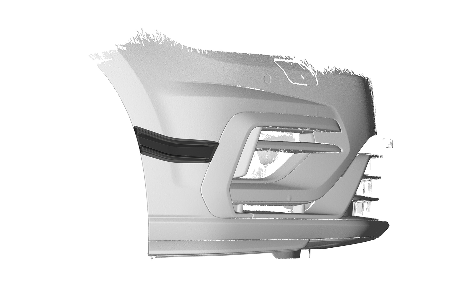 Ailettes latérales (la paire) pour VW Golf 7 (Typ AU) R (facelift) (2017-2021) - Fabriqué en ABS (6 finitions au choix)