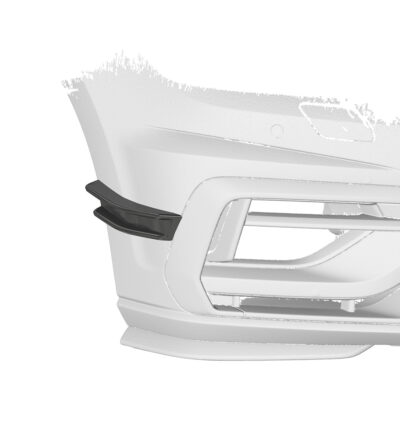 Ailettes latérales (la paire) pour VW Golf 7 (Typ AU) R (facelift) (2017-2021) - Fabriqué en ABS (6 finitions au choix)