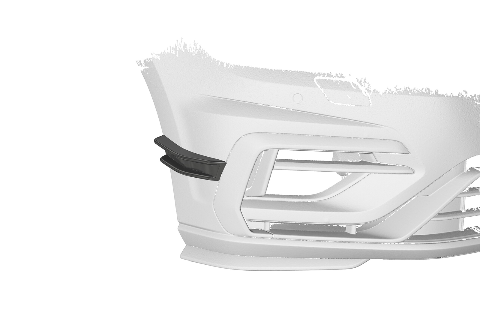 Ailettes latérales (la paire) pour VW Golf 7 (Typ AU) R (facelift) (2017-2021) - Fabriqué en ABS (6 finitions au choix)