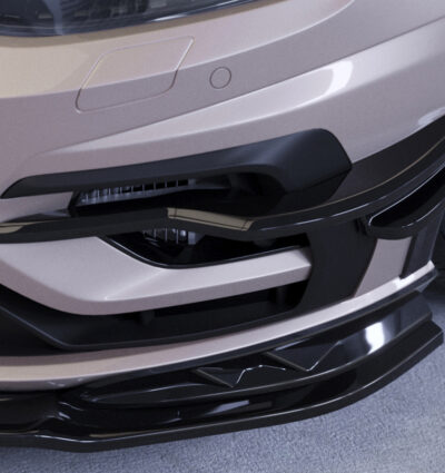 Ailettes latérales (la paire) pour VW Golf 7 (Typ AU) R (facelift) (2017-2021) - Fabriqué en ABS (6 finitions au choix)