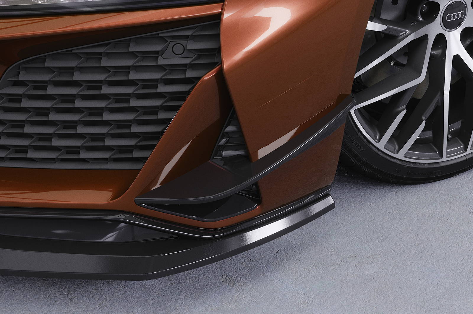 Ailettes latérales (la paire) pour Audi R8 (Typ 4S) toutes carrosseries (facelift) (depuis 02/2019) - Fabriqué en ABS (6 finitions au choix)