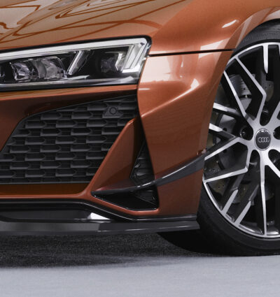 Ailettes latérales (la paire) pour Audi R8 (Typ 4S) toutes carrosseries (facelift) (depuis 02/2019) - Fabriqué en ABS (6 finitions au choix)