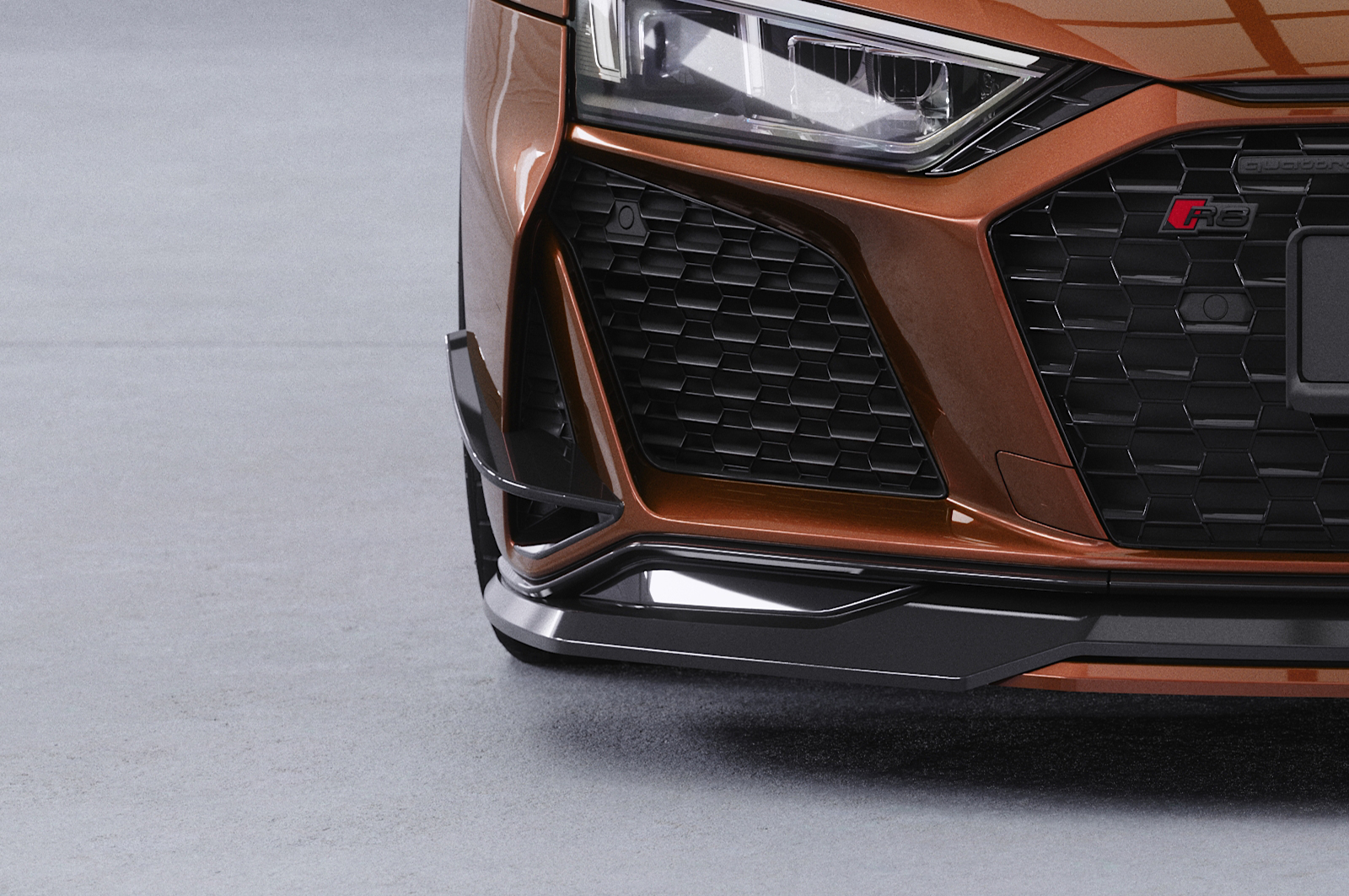Ailettes latérales (la paire) pour Audi R8 (Typ 4S) toutes carrosseries (facelift) (depuis 02/2019) - Fabriqué en ABS (6 finitions au choix)