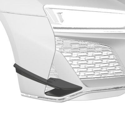 Ailettes latérales (la paire) pour Audi R8 (Typ 4S) toutes carrosseries (facelift) (depuis 02/2019) - Fabriqué en ABS (6 finitions au choix)