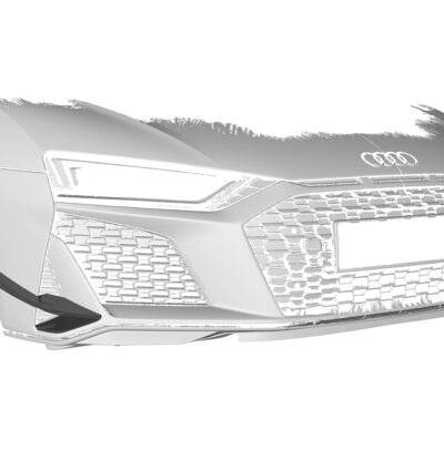 Ailettes latérales (la paire) pour Audi R8 (Typ 4S) toutes carrosseries (facelift) (depuis 02/2019) - Fabriqué en ABS (6 finitions au choix)