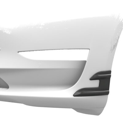 Ailettes latérales (la paire) pour Tesla Model 3 toutes carrosseries (depuis 2017) - Fabriqué en ABS (6 finitions au choix)