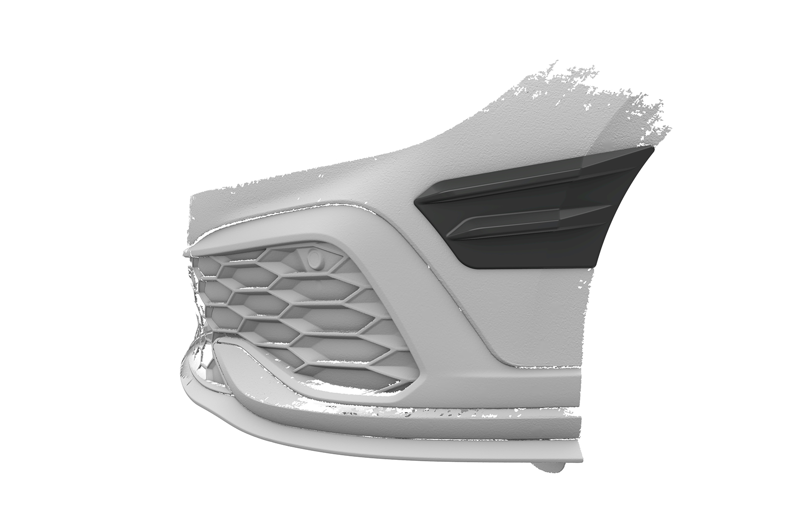 Ailettes latérales (la paire) pour VW Golf 8 (Typ CD) GTI / GTI Clubsport (2020-2024) - Fabriqué en ABS (6 finitions au choix)
